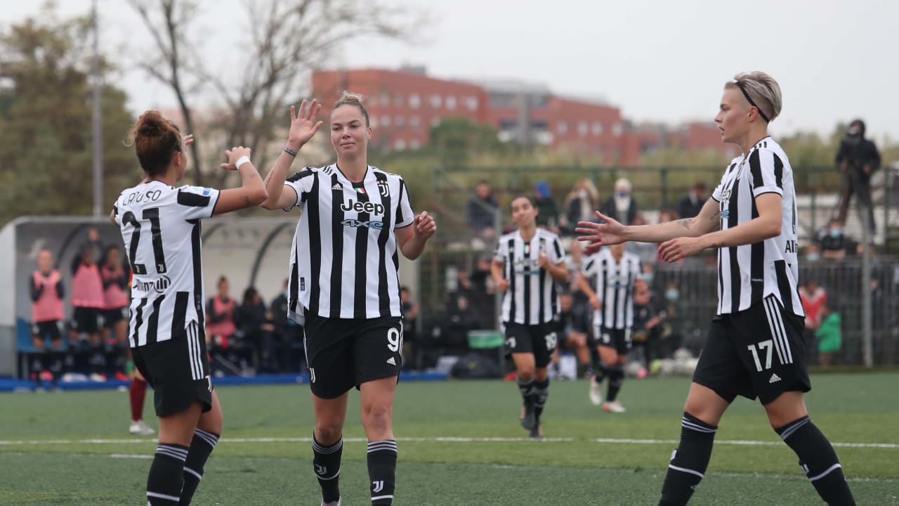  Juventus Women earn 8-1 victory in Rome