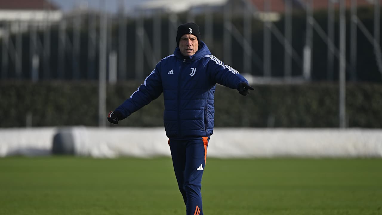 Massimo Brambilla in allenamento a Vinovo