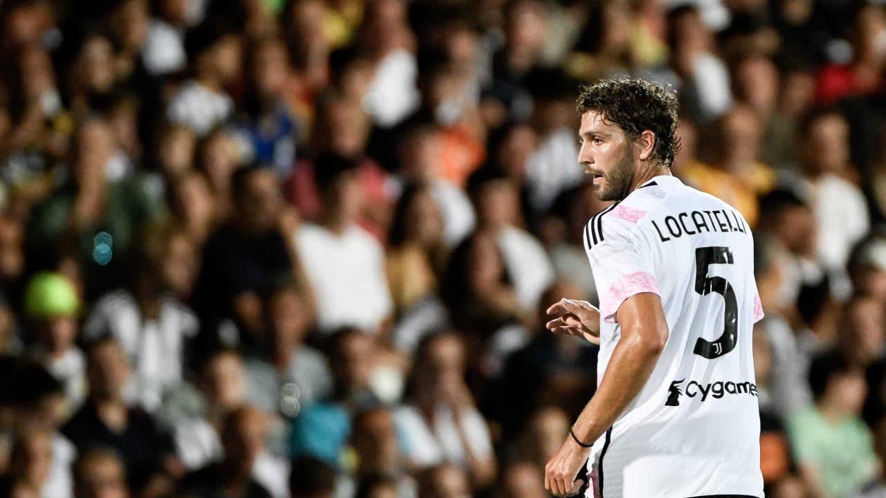 Manuel Locatelli a Cesena per l'amichevole Juventus-Atalanta