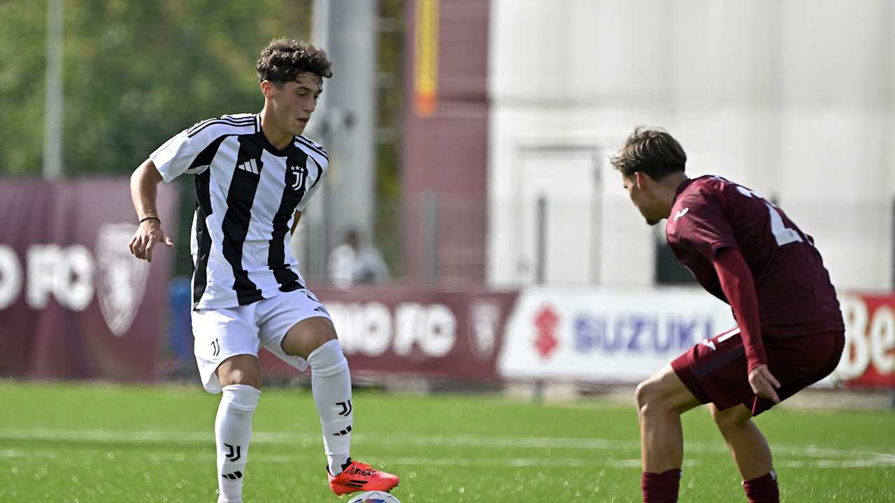 Diego Ripani in azione contro il Torino Under 20