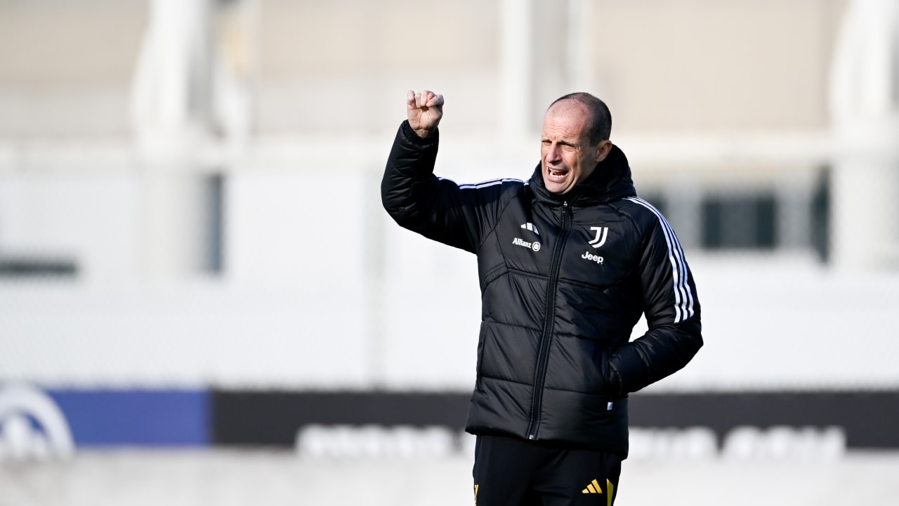 Allegri in allenamento