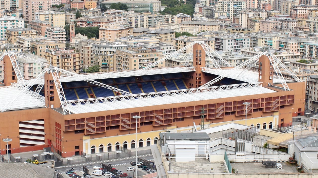 Vista dall'alto del "Luigi Ferraris" di Genova