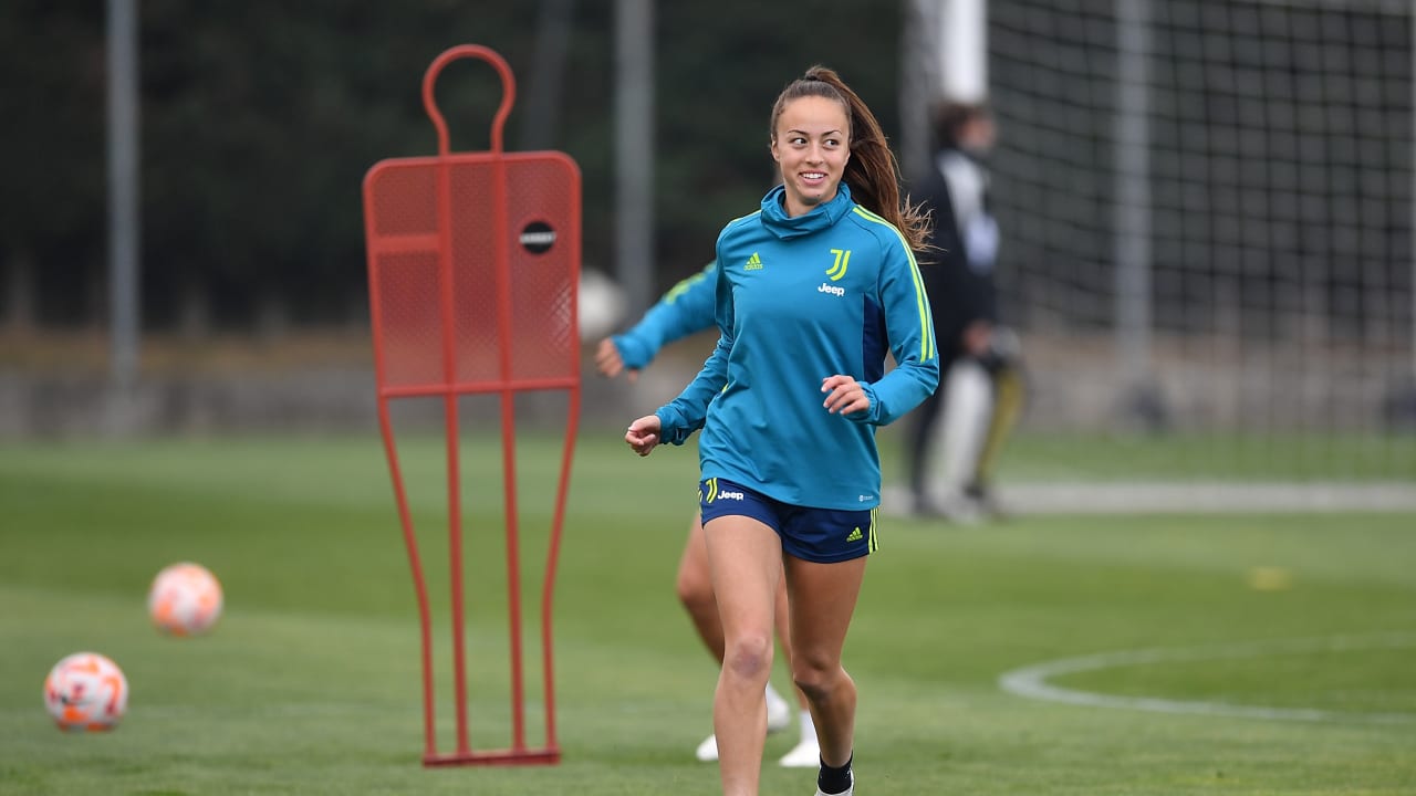 Julia Grosso in allenamento