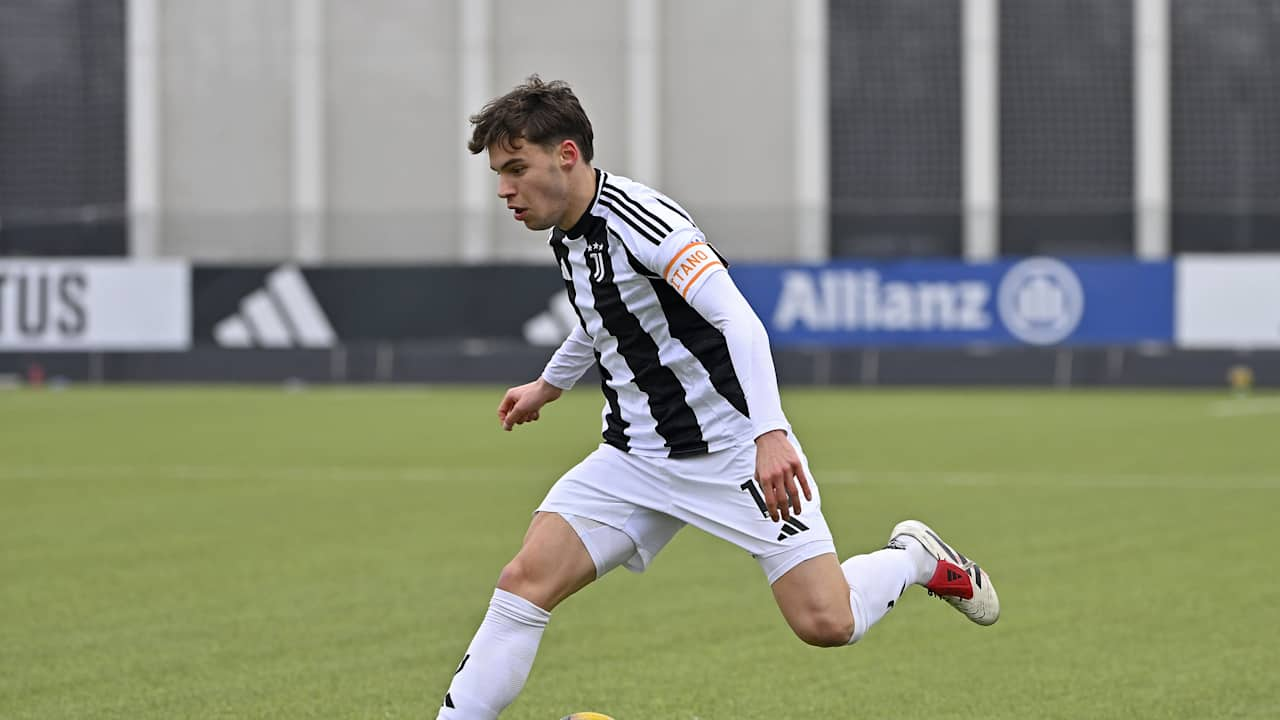 Filippo Pagnucco in azione presso l'Allianz Training Center di Vinovo