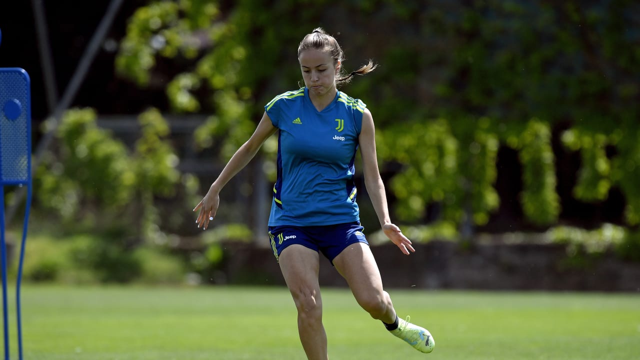 Julia Grosso in allenamento a Vinovo