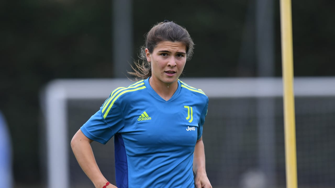 Sofia Cantore in allenamento a Vinovo