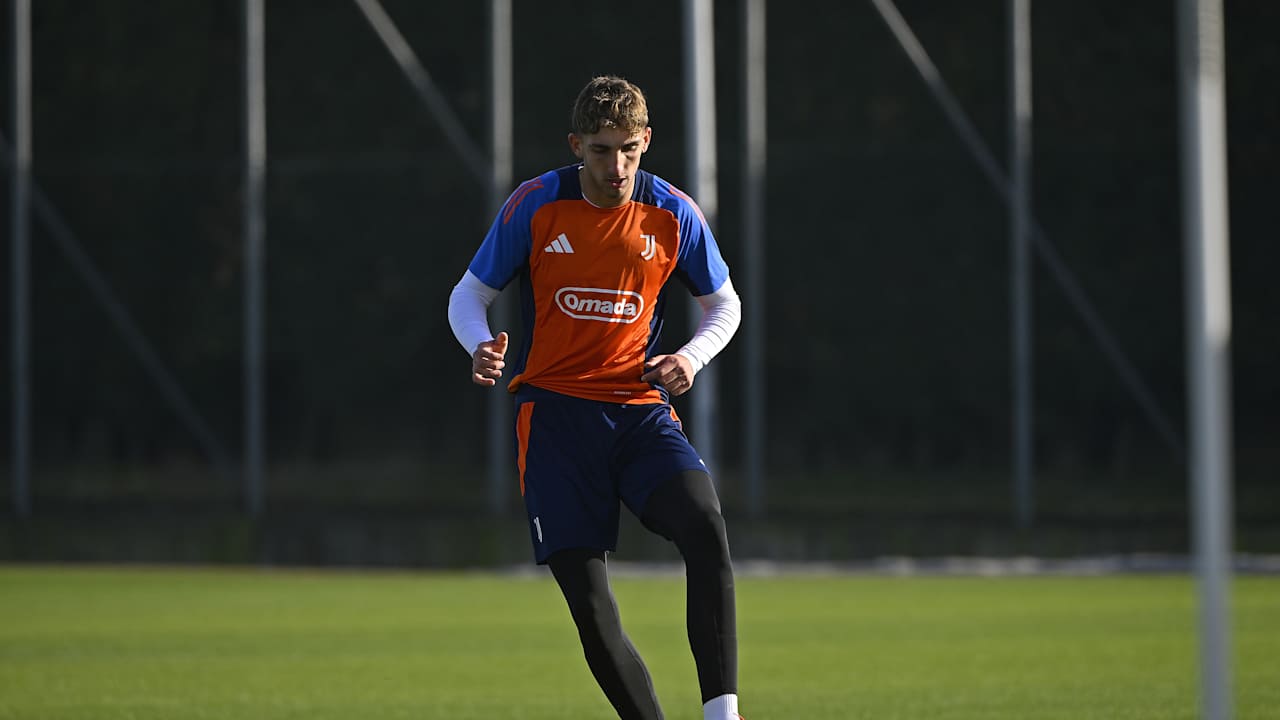 Alessandro Citi in allenamento a Vinovo