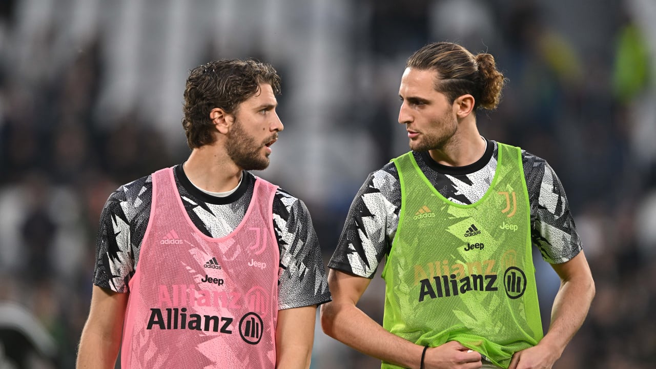 Manuel Locatelli e Adrien Rabiot