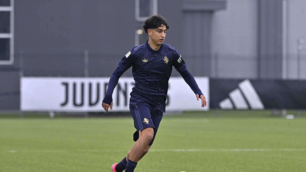 Francesco Crapisto in campo a Vinovo contro l'Udinese Under 20