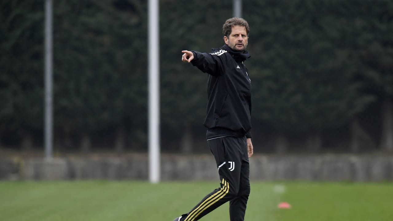 Joe Montemurro in allenamento a Vinovo