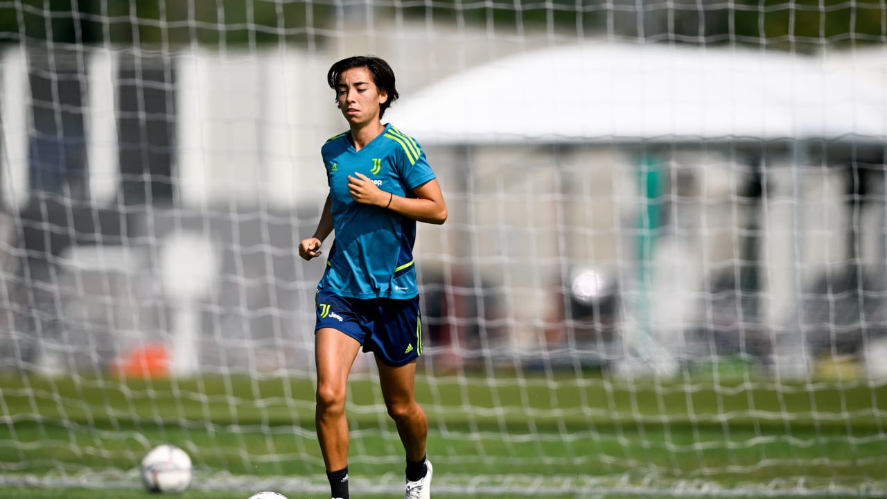 Annahita Zamanian in allenamento a Vinovo