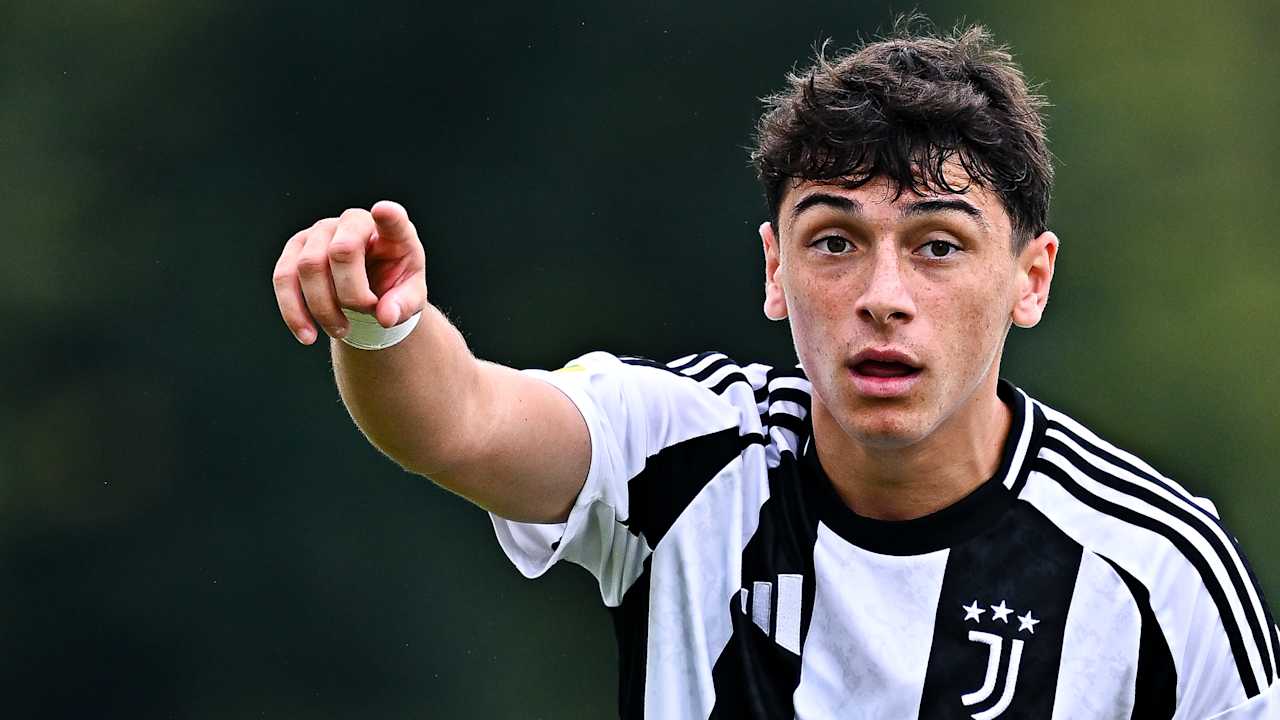 Diego Pugno durante Juventus-Fiorentina del Primavera 1