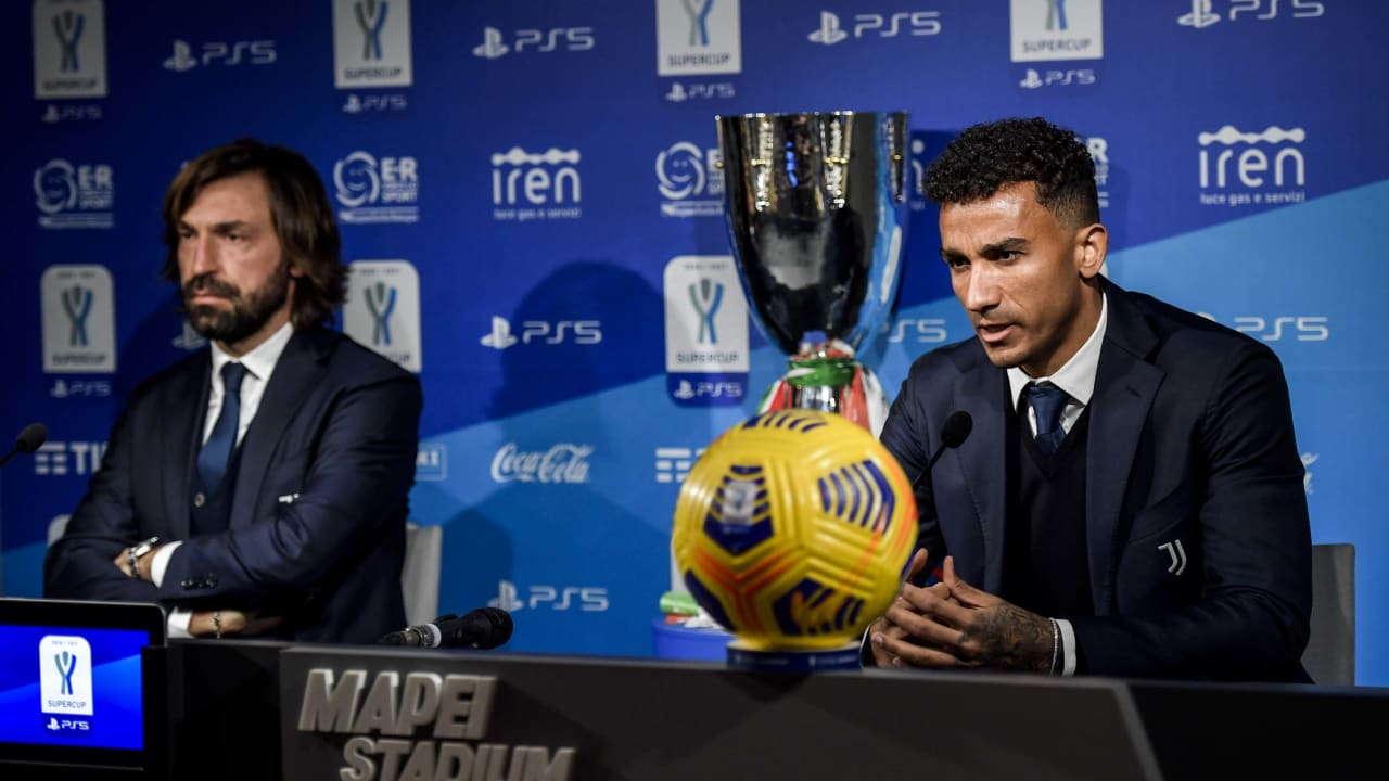 Pirlo & Danilo present the Italian Super Cup - Juventus