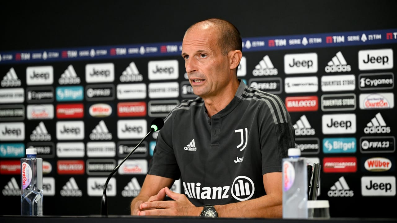 Coach Allegri Previews Juventus Bologna Juventus Tv