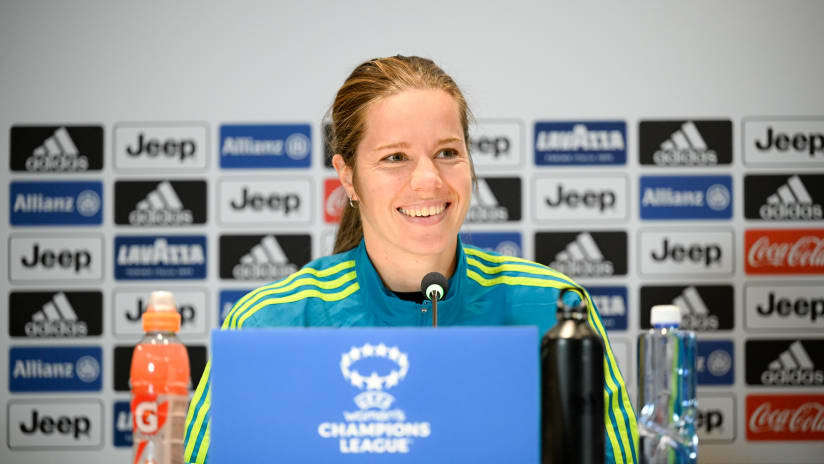 UWCL PRESS CONF JW-ZURICH PEDERSEN