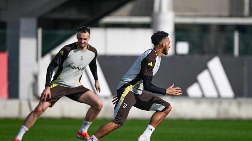 UCL | Juventus training before the first leg of the Playoff against PSV