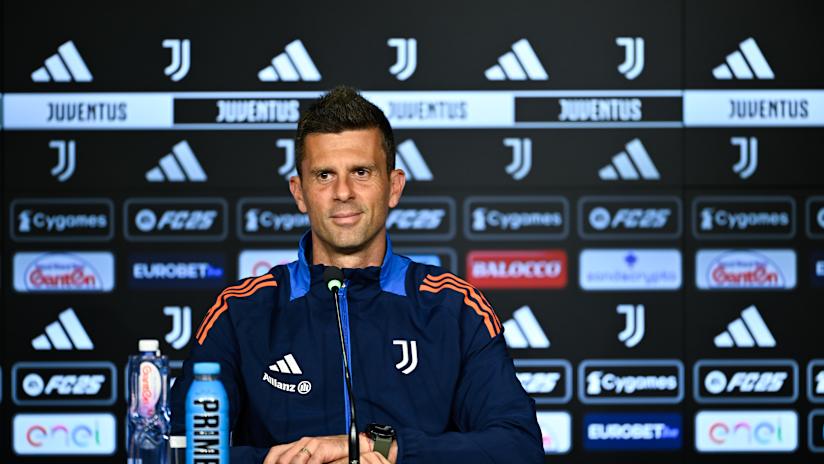 Mister Thiago Motta presenta Empoli - Juventus