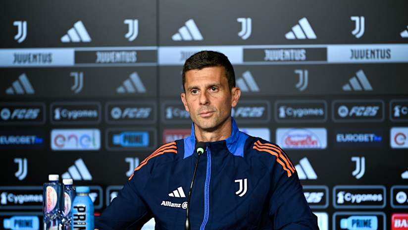 Thiago Motta presenta Juventus - Cagliari