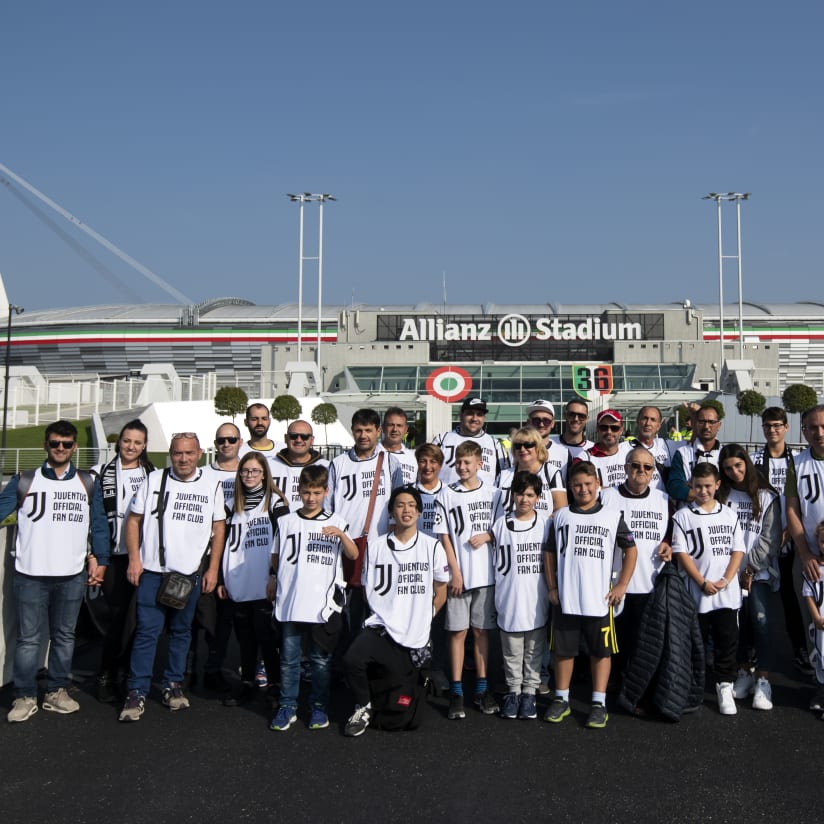 Juventus-Genoa, walk about Official Fan Club