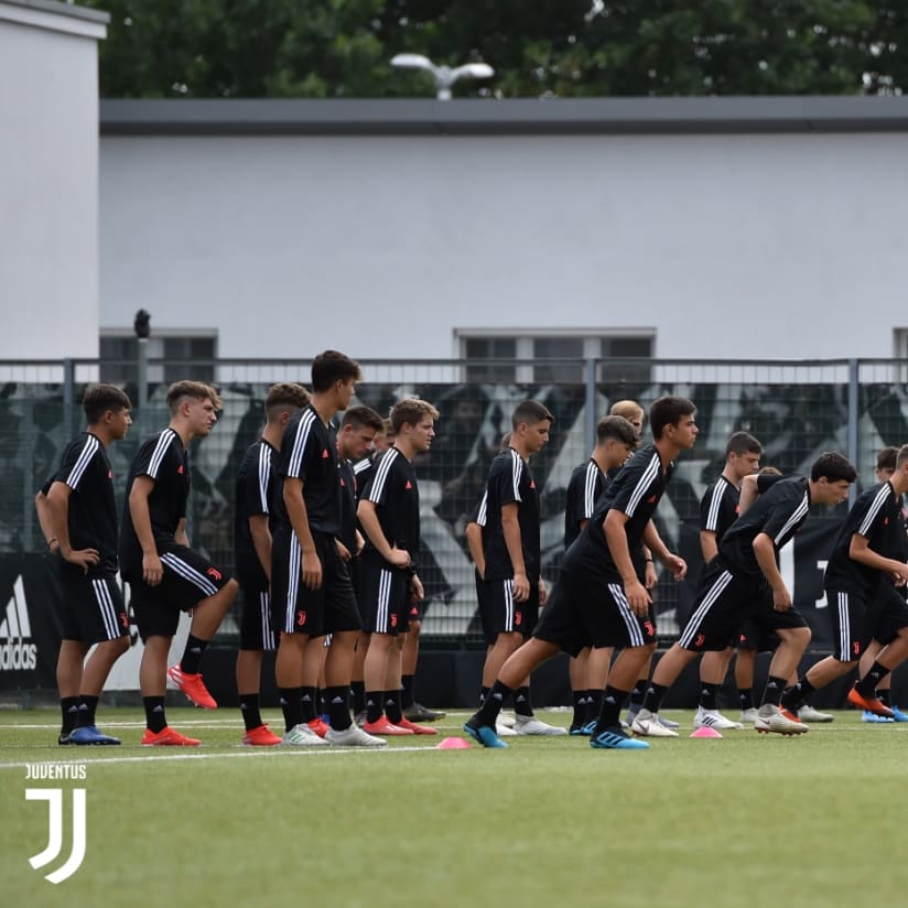 Il primo allenamento dell'Under 16