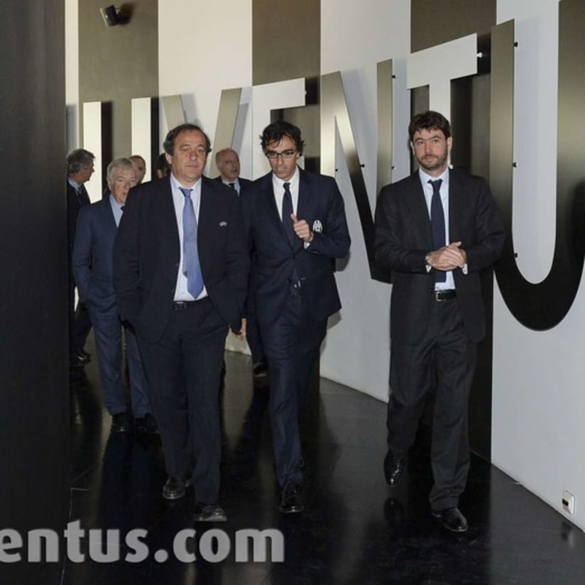 Michel Platini visita lo Juventus Museum - Michel Platini visits J-Museum