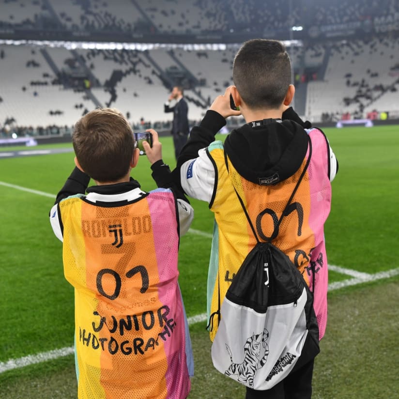 Junior Photographers at Juve-Udinese