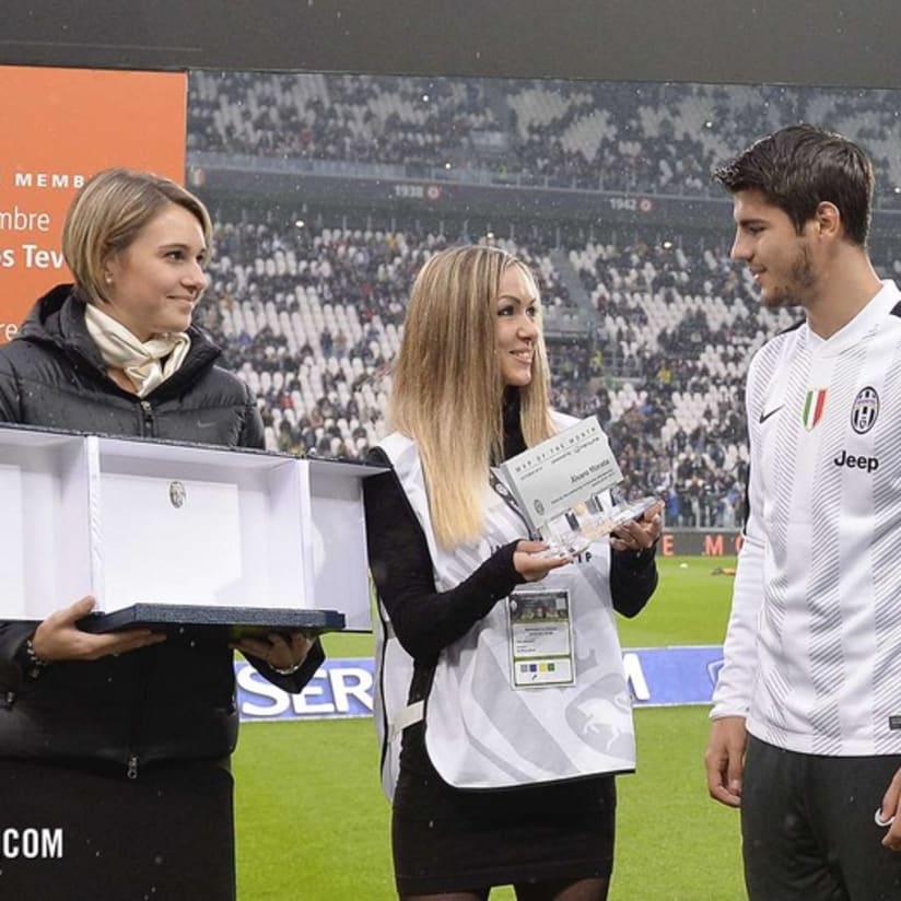 MVP: Morata rivece la targa allo Stadium