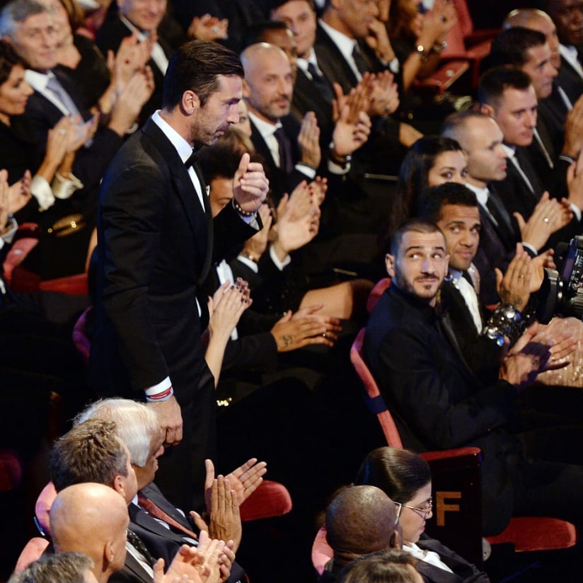 Buffon and Allegri at "The Best" FIFA Football Awards