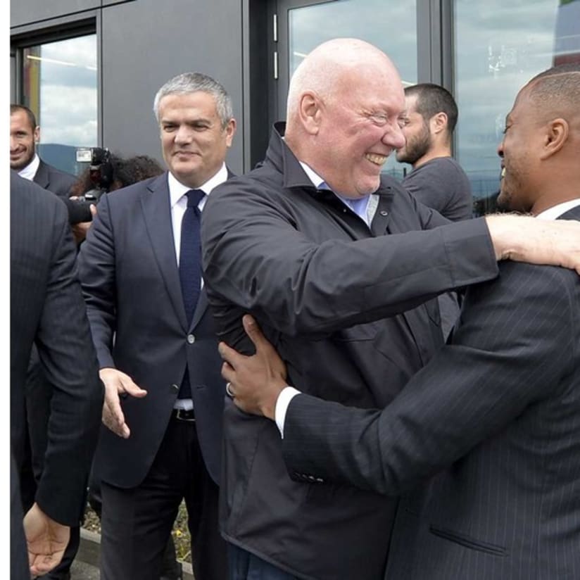 La Juventus in visita da Hublot