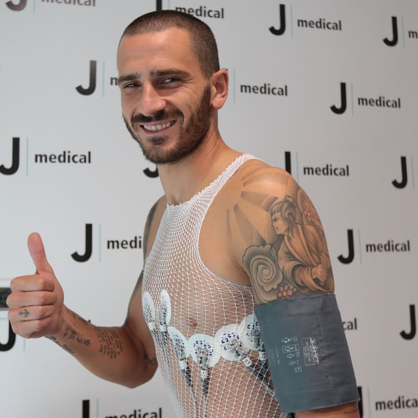 Bonucci undergoes Juventus medical