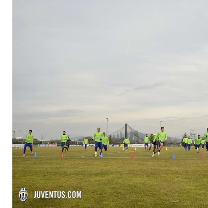 La rifinitura a Vinovo prima di #JuveBVB