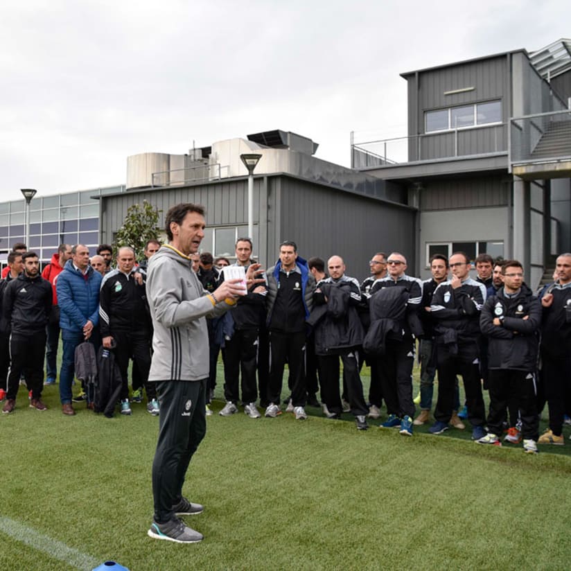 I tecnici delle Scuole Calcio Juventus al Training Center