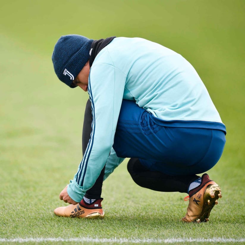 1 marzo, allenamento a Vinovo 