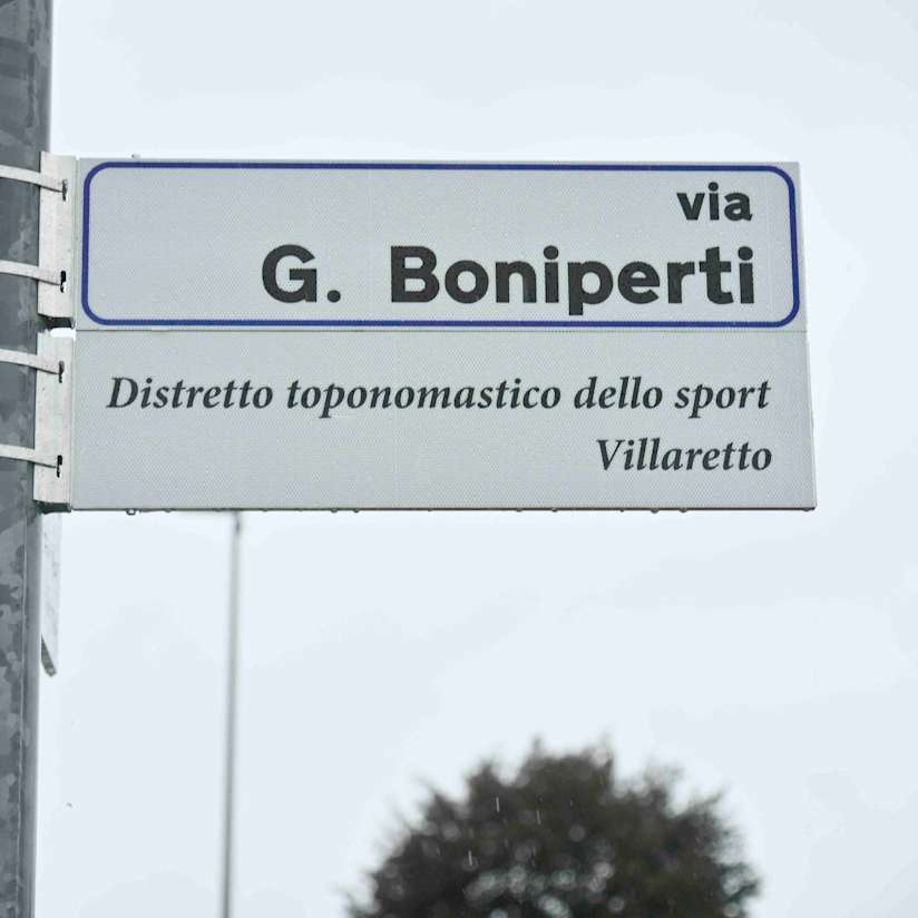 A Torino da oggi c'è una strada intitolata a Giampiero Boniperti