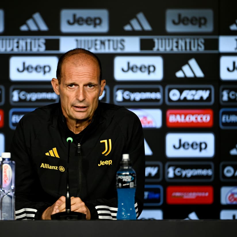 Allegri speaks to the media on the eve of Fiorentina v Juve