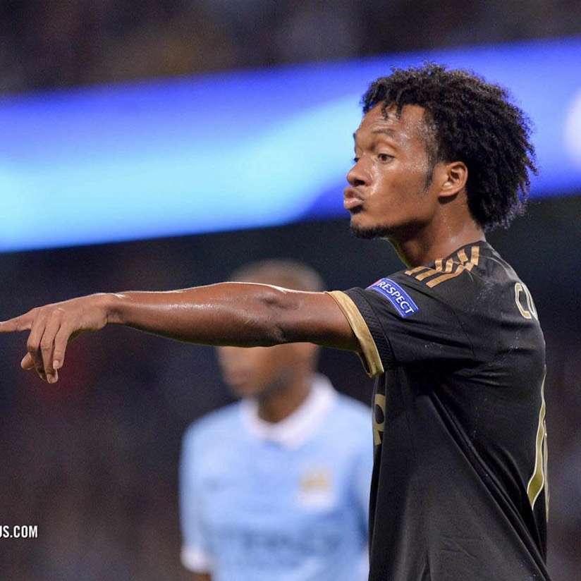 Cuadrado toasts top Juve display