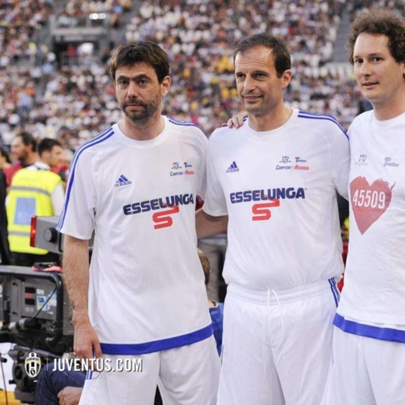 La Partita del Cuore allo Stadium