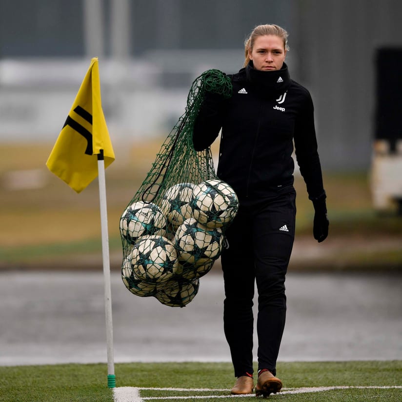 Juventus Women al lavoro a Vinovo