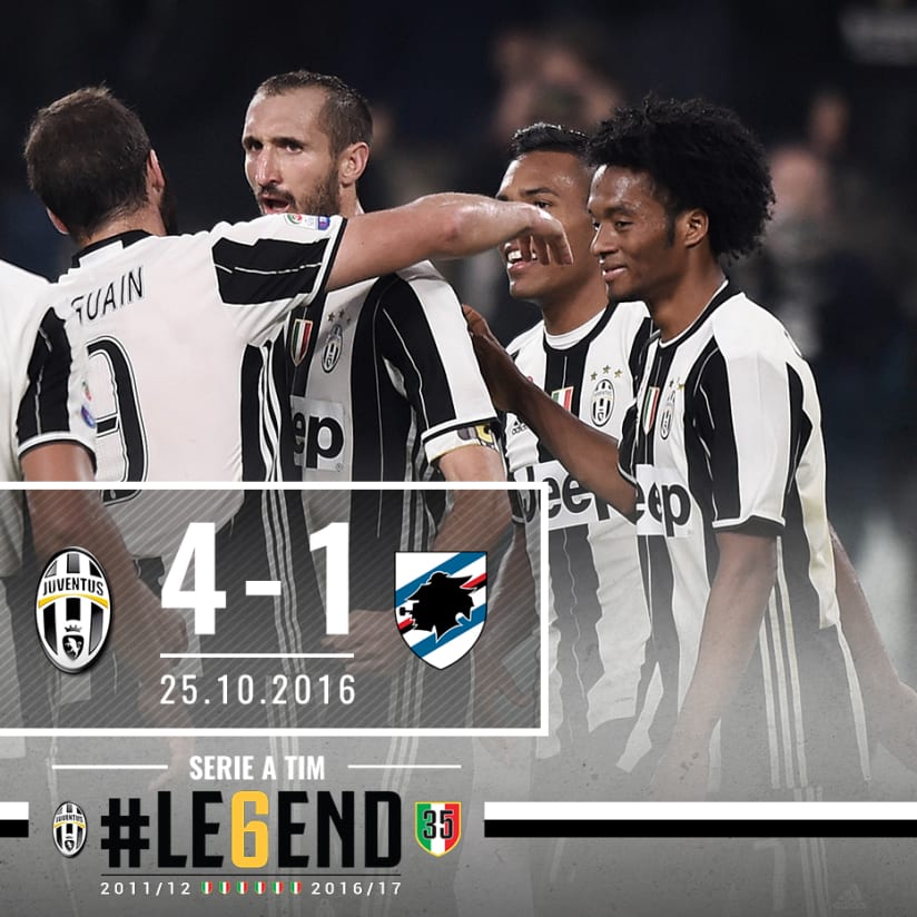 #LE6END Rewind: Juve 4-1 Sampdoria