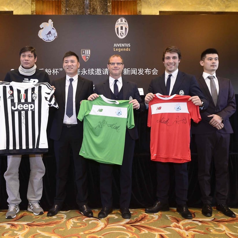 Juventus Legends vs Shanghai press conference