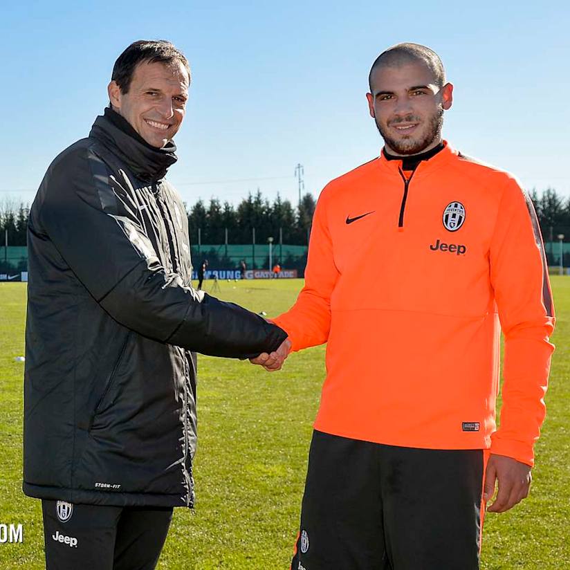 Sturaro, primo allenamento in bianconero