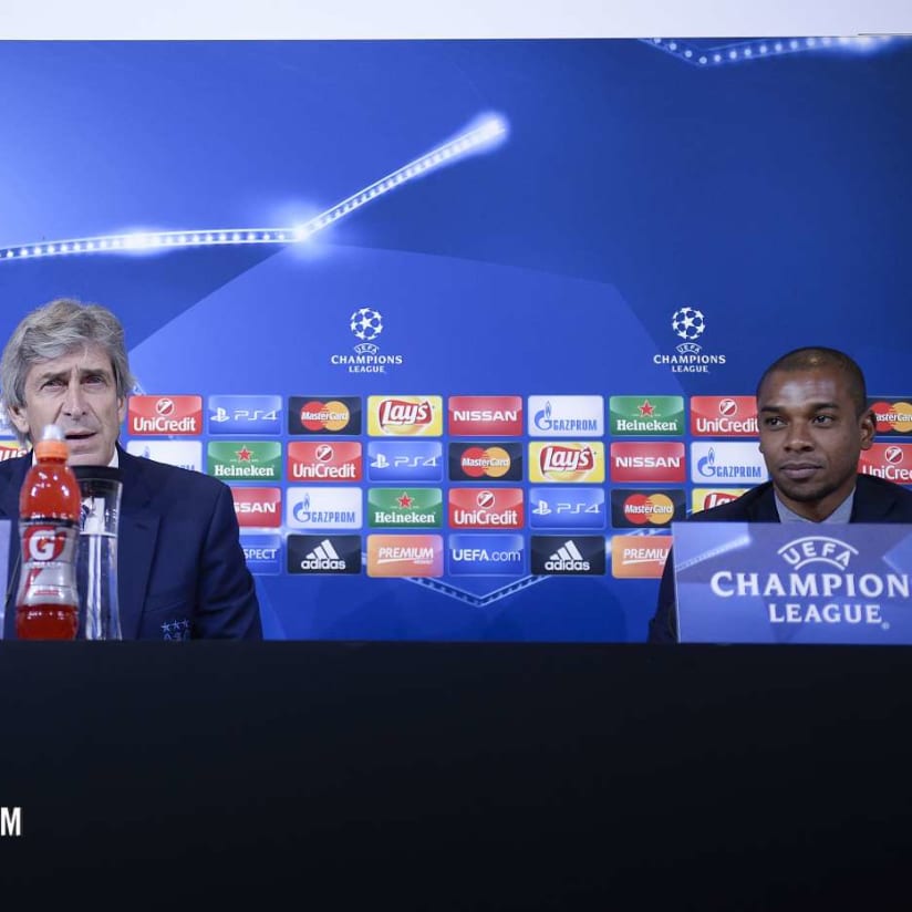 Pellegrini e Fernandinho in conferenza stampa