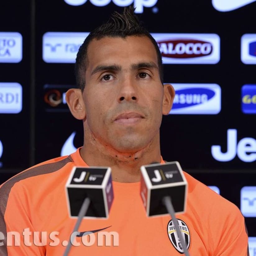 La conferenza stampa di Carlos Tevez