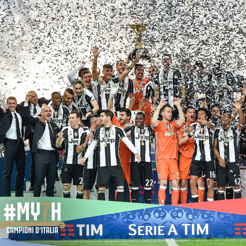 Bianconeri home Scudetto parties