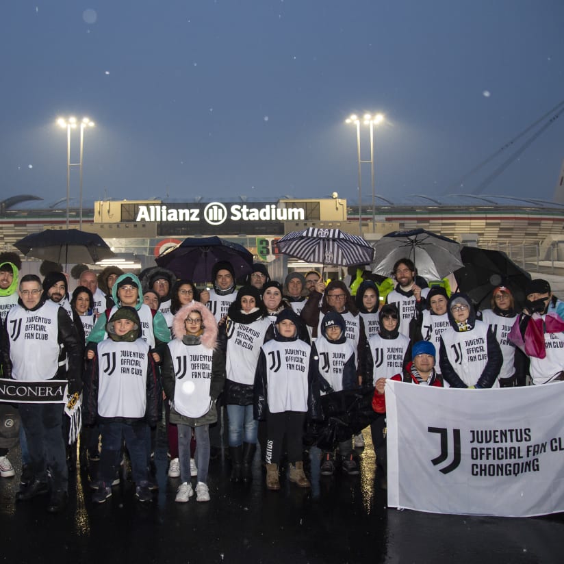 Juventus-Parma walk about Official Fan Club