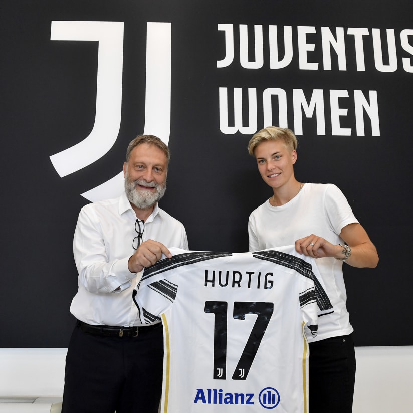 The first photos of Hurtig in Bianconero