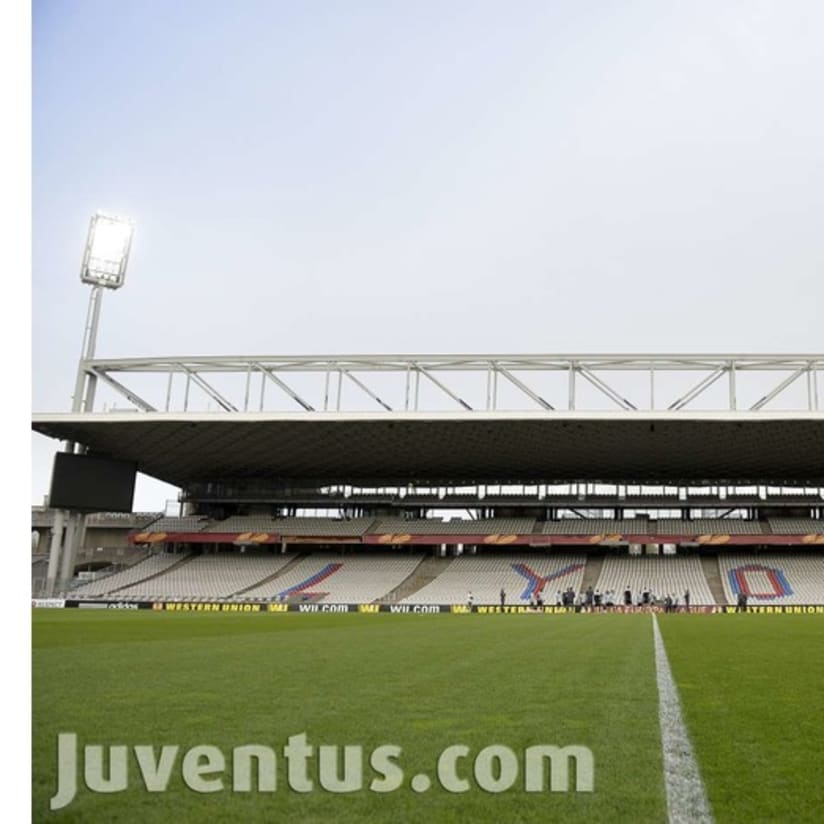 La rifinitura allo Stade de Gerland - Final workout at the Stade de Gerland