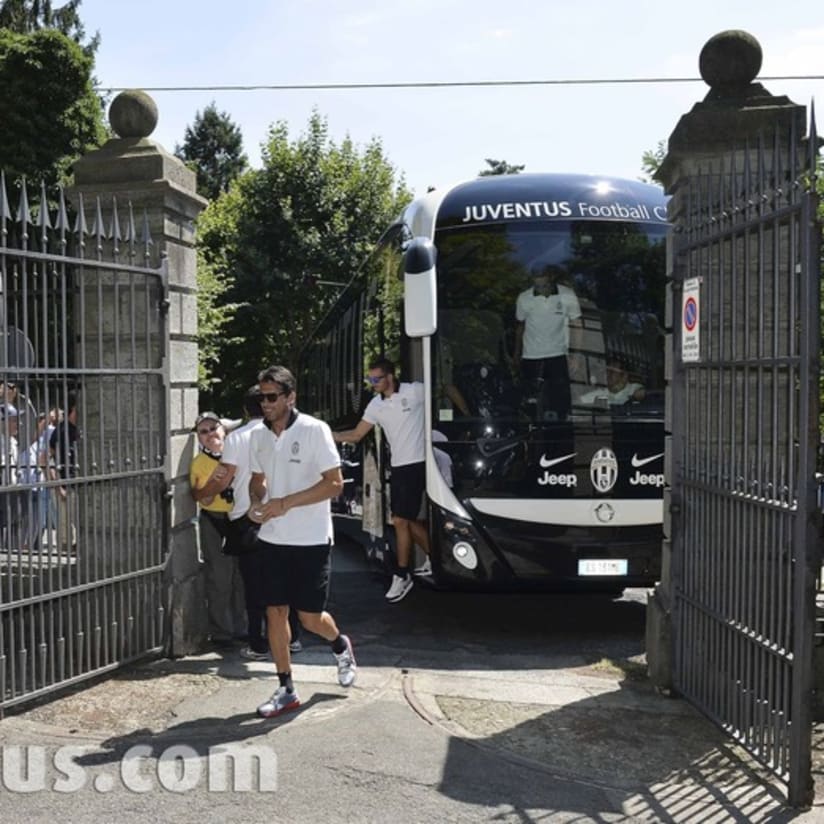 Platini incontra la Juve a Villa Agnelli - Platini meets Juve at Villa Agnelli