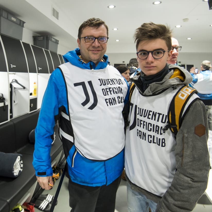 Juventus-Udinese, walk about Official Fan Club