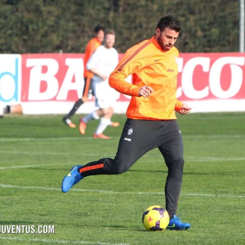 Barzagli in campo con la Primavera